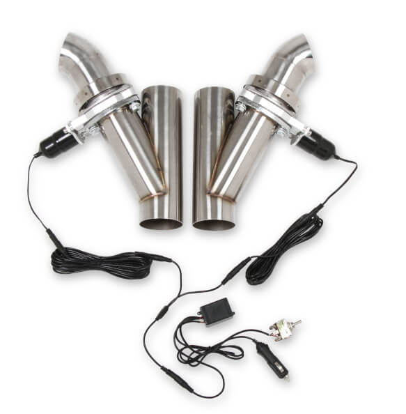2.5" ELECTRIC CUT-OUT "DUAL KIT" WITH REMOTE, HOOKER