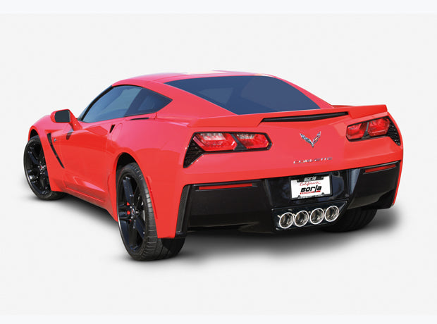 BORLA 2014-2018 C7 CORVETTE STINGRAY REAR SECTION EXHAUST ATAK®, FOR CARS W/O NPP DUAL MODE EXHAUST - 11878