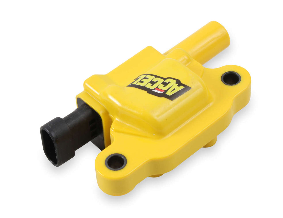 GM LS2/LS3/LS7 ENGINES SUPERCOIL IGNITION COIL, YELLOW, SET OF 8, ACCEL