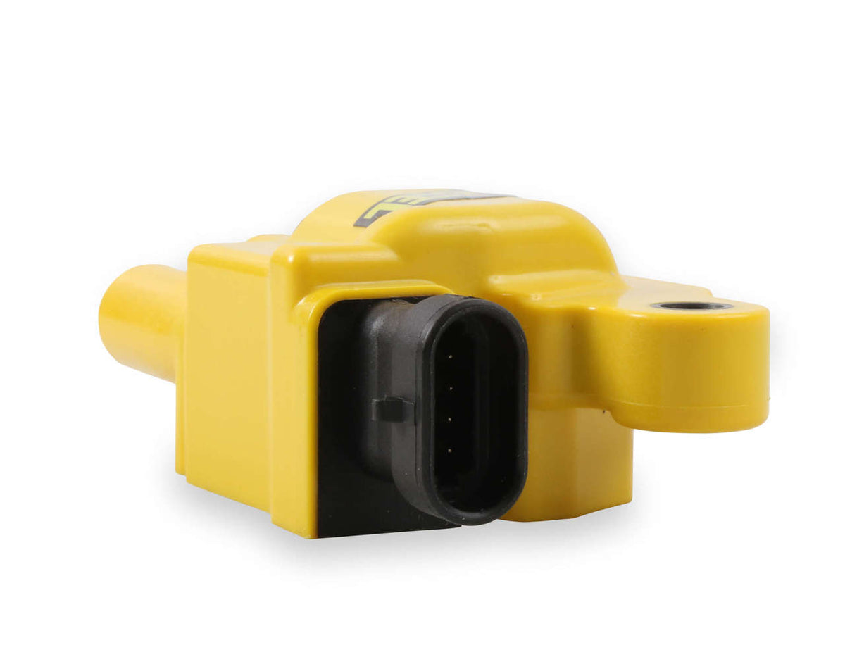 GM LS2/LS3/LS7 ENGINES SUPERCOIL IGNITION COIL, YELLOW, ACCEL
