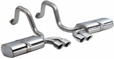 CORSA SPORT AXLE BACK EXHAUST SYSTEM, 1997-04 CORVETTE C5 & Z06