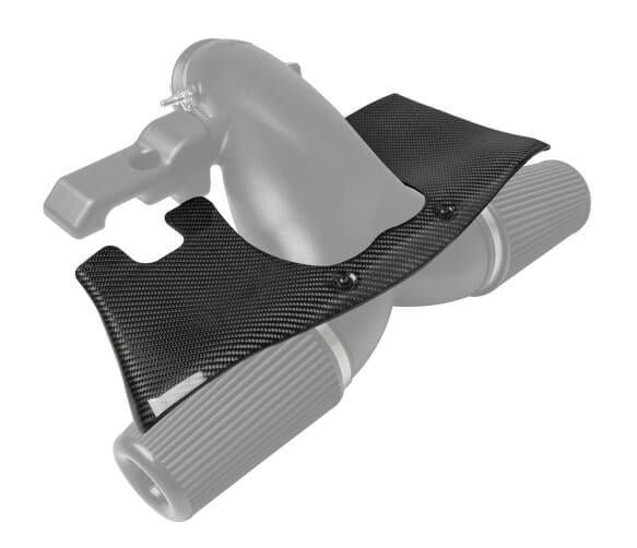 2009-2013 CHEVY CORVETTE C6, V8-6.2L LS9 CARBON FIBER CAI COVER, INTECH