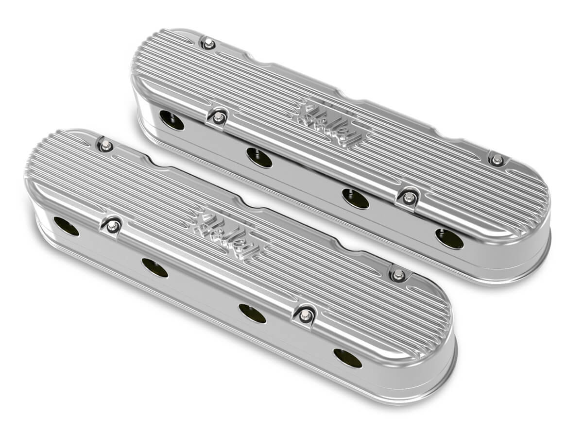 2-PC LS VINTAGE SERIES VALVE COVERS, HOLLEY