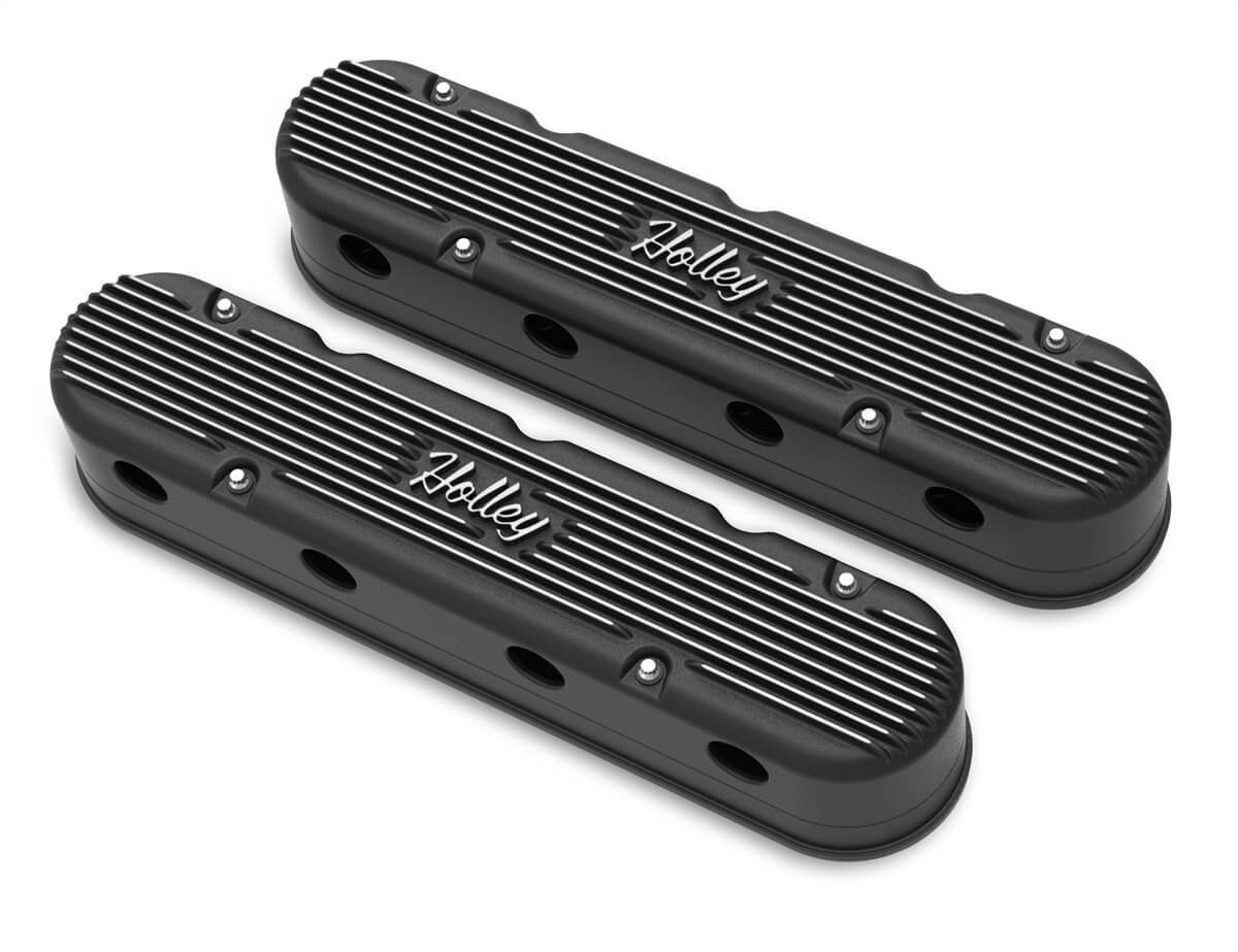 2-PC LS VINTAGE SERIES VALVE COVERS, HOLLEY