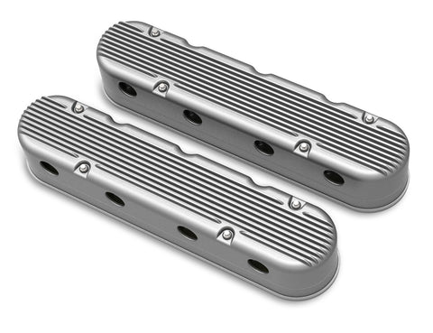 2-PC LS VINTAGE SERIES VALVE COVERS, NO LOGO, HOLLEY