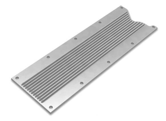 GM LS1/LS6 CAST ALUMINUM FINNED VALLEY COVER, HOLLEY