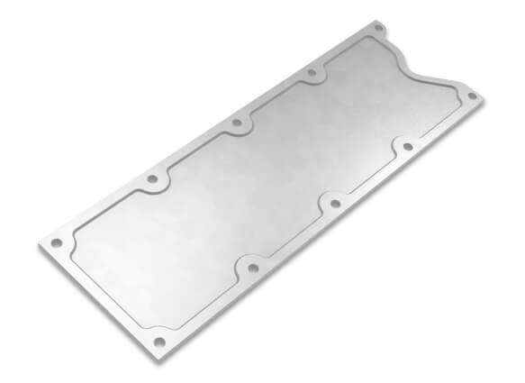 GM LS1/LS6 CAST ALUMINUM FINNED VALLEY COVER, HOLLEY