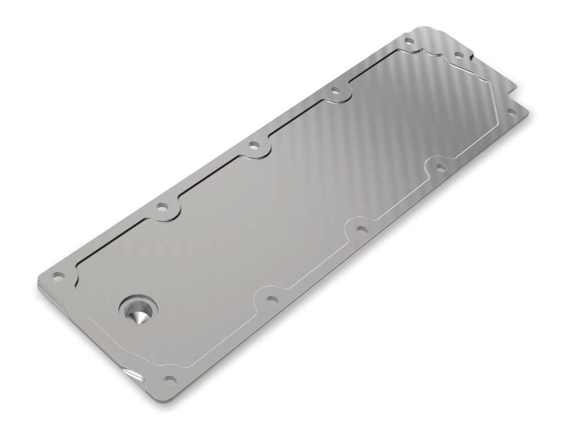 LS2/LS3/LS7/LSX VALLEY COVERS W/OIL FILL PROVISIONS, BILLET ALUMINUM, HOLLEY