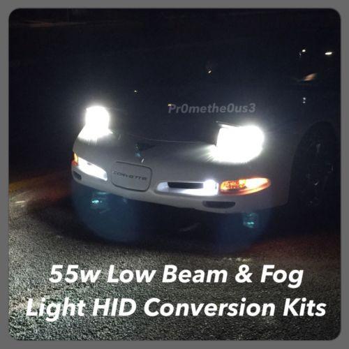 1997-2004 C5 CORVETTE 55W HID FOG LIGHT CONVERSION KIT