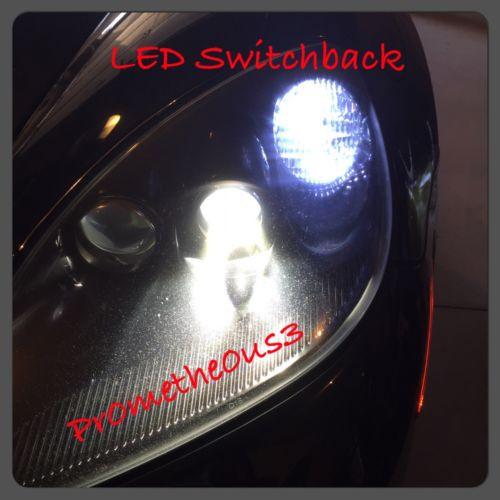 2005-2013 C6 CORVETTE SWITCHBACK (WHITE & AMBER) LED DRL BULBS (FREE RESISTORS)