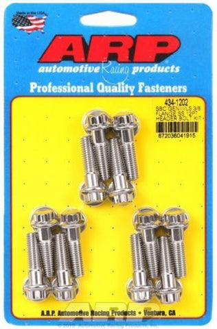 LS1/LS6/LS2/LS3/LS7 12-POINT STAINLESS STEEL HEADER BOLTS SET OF 12, ARP