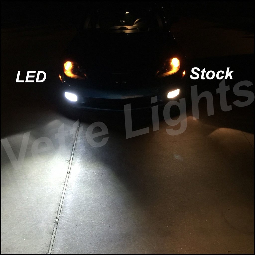 2005-2013 C6 CORVETTE BRIGHTEST AVAILABLE LED FOG LIGHTS (BRIGHTER THAN HID)