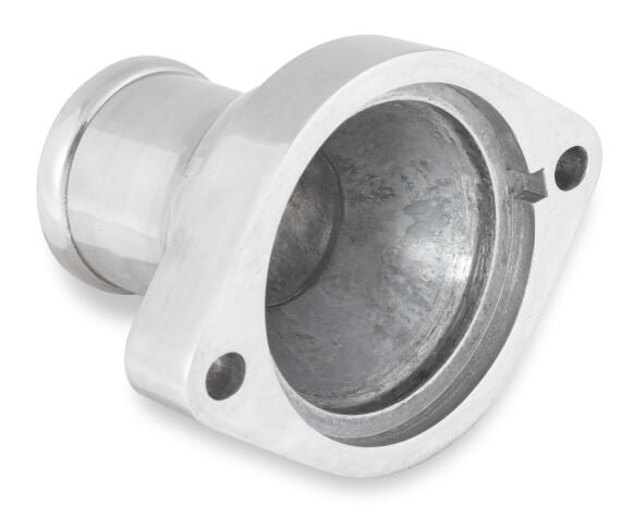 GM LS POLISHED ALUMINUM STRAIGHT WATER NECK, MR. GASKET CO
