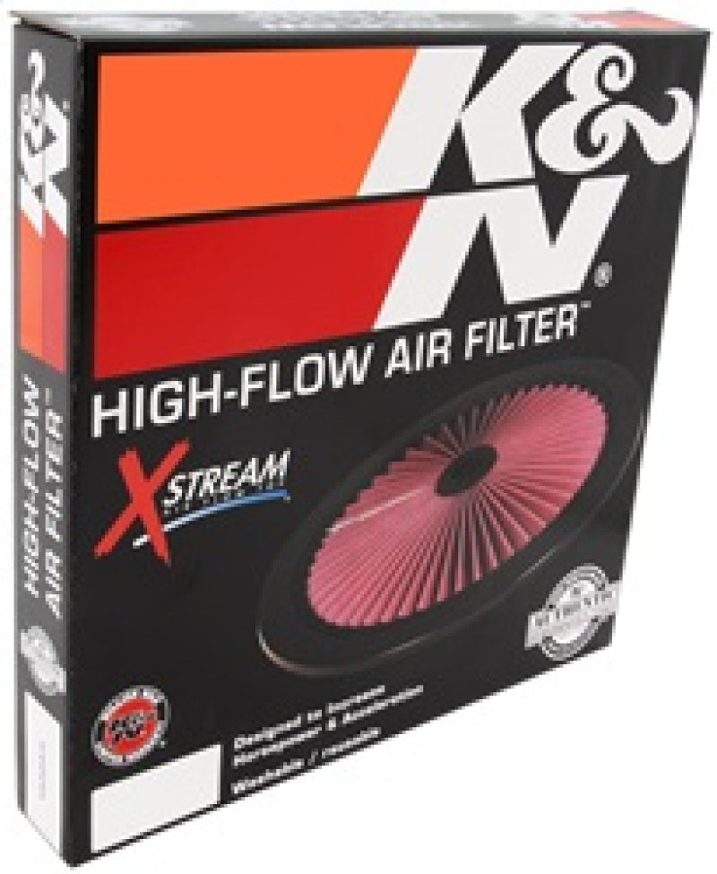K&N X-Stream Top Filter X-Stream 14 inch OD Black