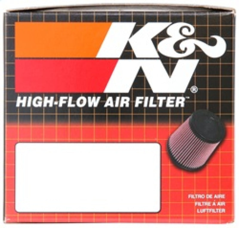 K&N Filter Universal Rubber Filter 2 inch Flange 3 1/8 inch Base, 2 inch Top, 3 inch Height