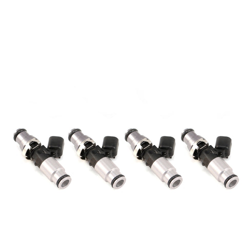 Injector Dynamics 2600-XDS Injectors - 60mm Length - 14mm Top - 14mm Bottom Adapter (Set of 4)