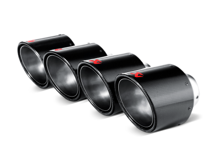 Corvette AKR Tail Pipe Set - Carbon