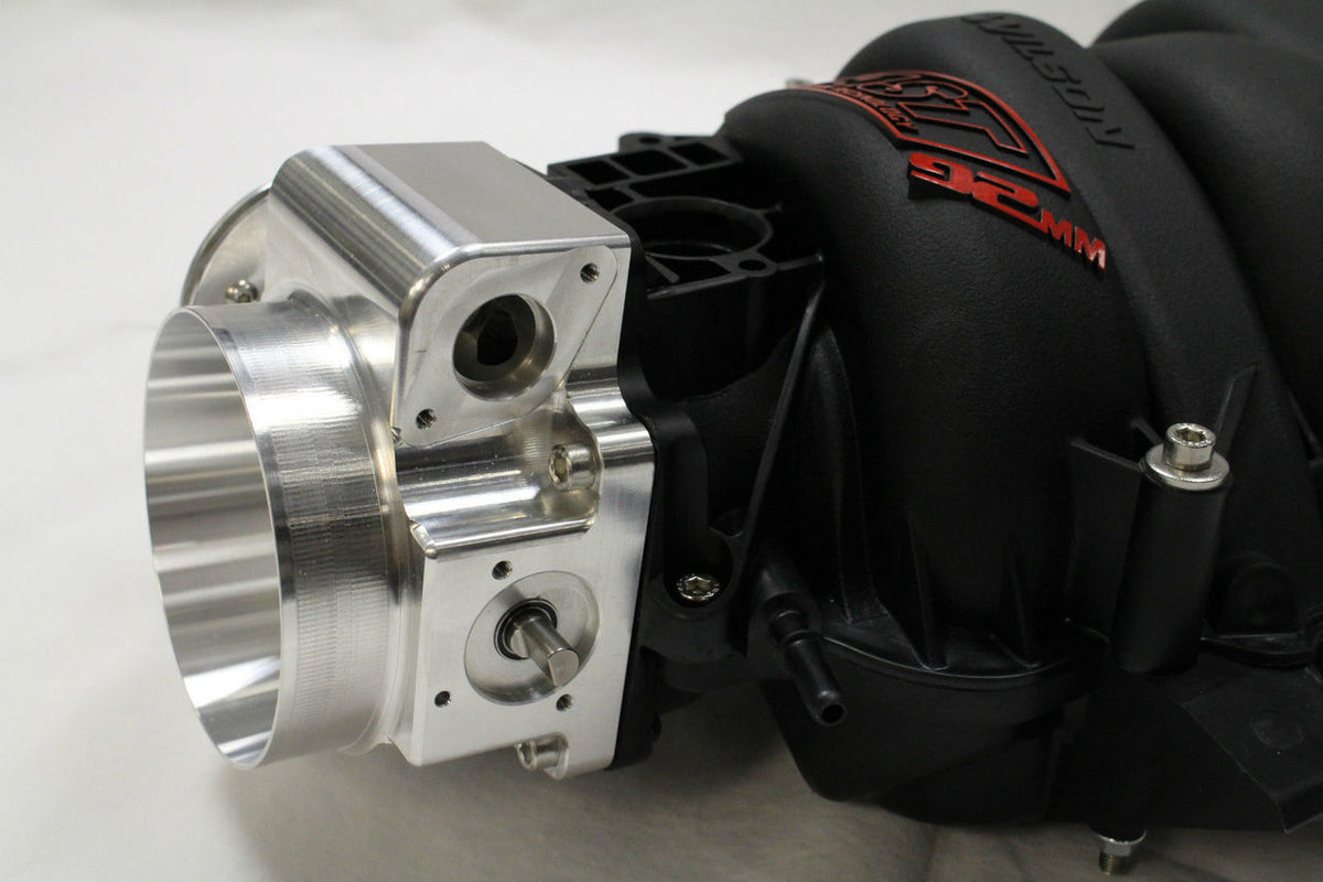 LS1/LS6/LS2 92MM LSX BLACK INTAKE MANIFOLD W/ NICK WILLIAMS THROTTLE BODY, FAST