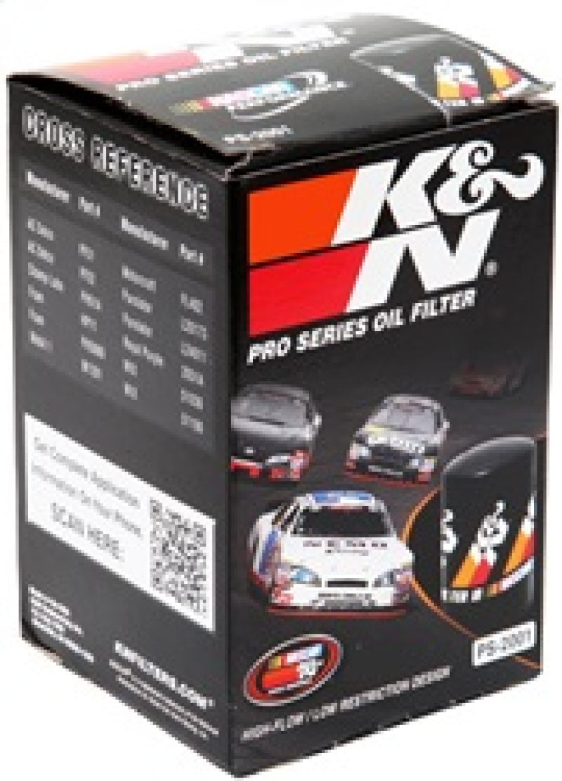 K&N Oil Filter 3in OD x 5.094in H for Buick/Chevrolet/Pontiac/GMC/Oldsmobile/GMC/Cadillac