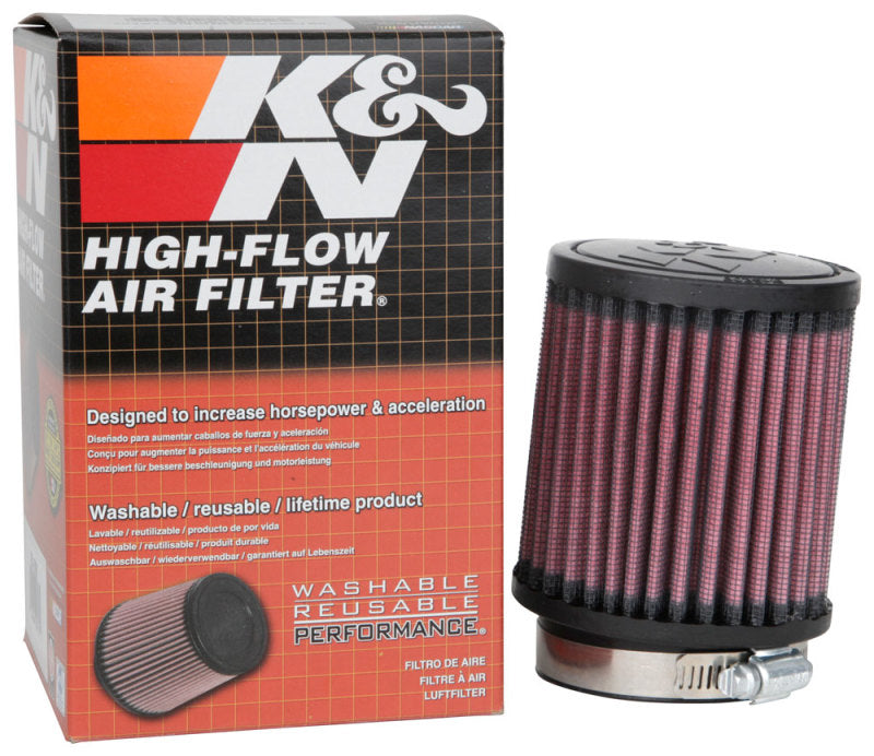 K&N Universal Rubber Filter 2.5 inch 5 Degree FLG 3.5 inch OD 4 inch Height