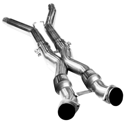 KOOKS, 2005-2008 CORVETTE C6 LS2/LS3 6.0L/6.2L 3" CATTED X-PIPE