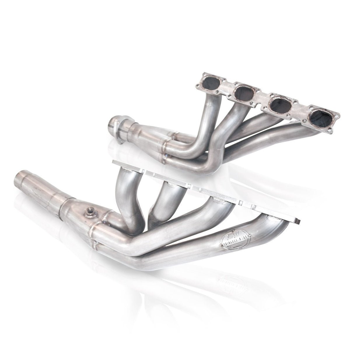 1990-1995 CORVETTE HEADERS: 2" OFF-ROAD FOR FACTORY OVAL PORTS, STAINLESS WORKS