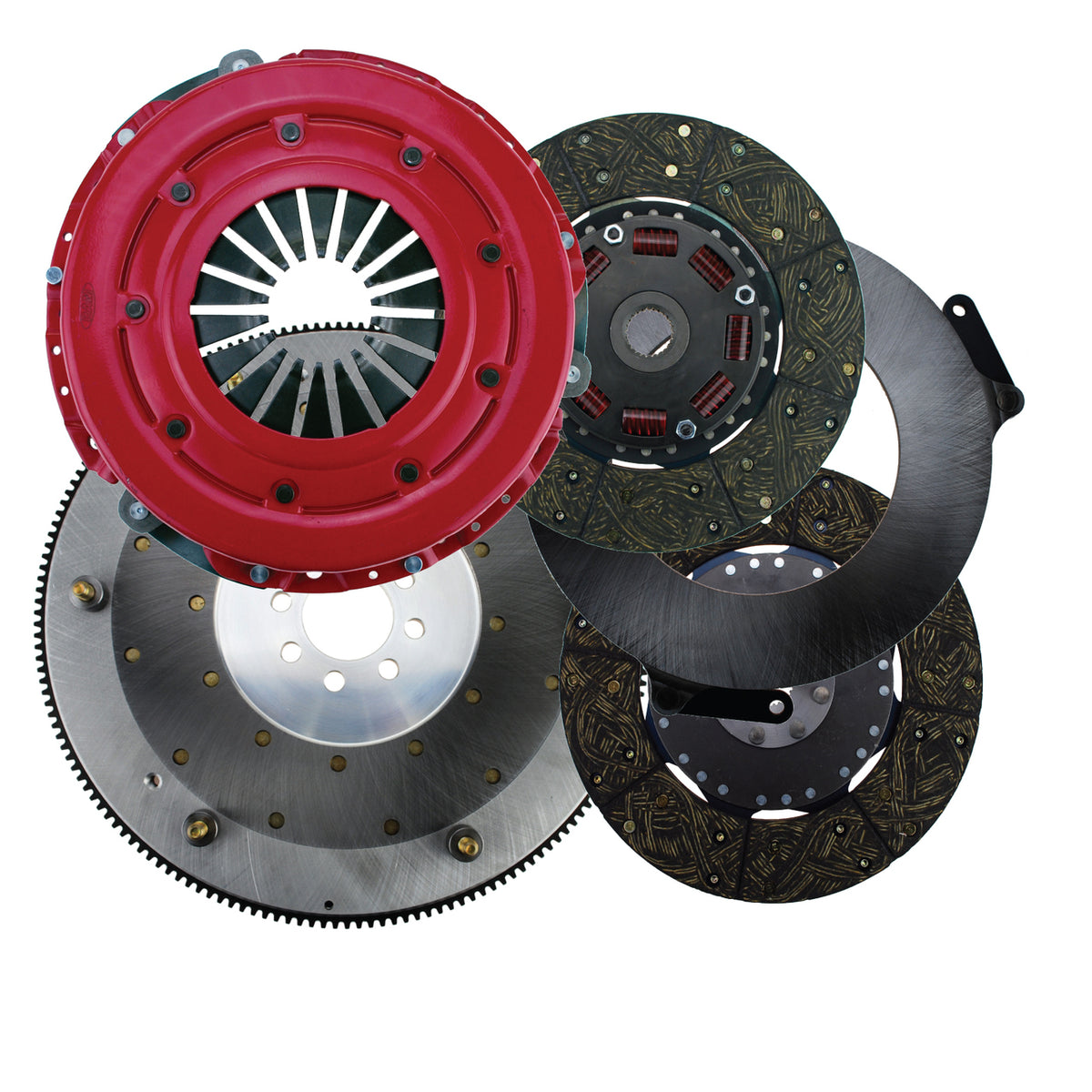 2009-2013 CORVETTE ZR1 RAM CLUTCHES FORCE 10.5 STREET DUAL II CLUTCH SET, 1300+ FT/LBS OF HOLDING POWER