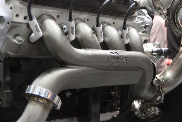 GM LS TURBO EXHAUST MANIFOLDS (EXCEPT LS7 & LS9) - NATURAL CAST FINISH, HOOKER