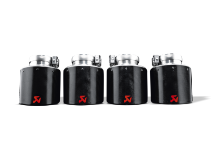 Corvette AKR Tail Pipe Set - Carbon