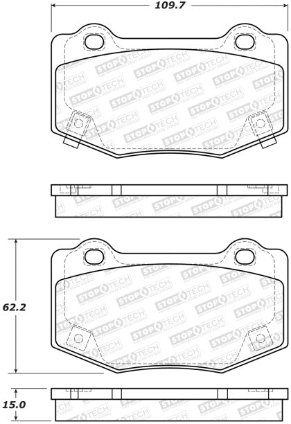 Corvette ST Sport Brake Pads