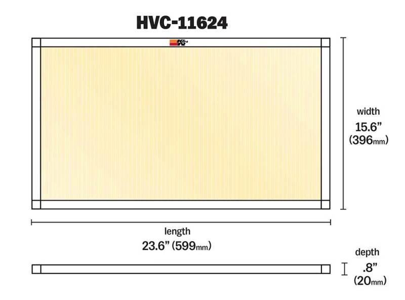 K&N HVAC Filter - 16 x 24 x 1