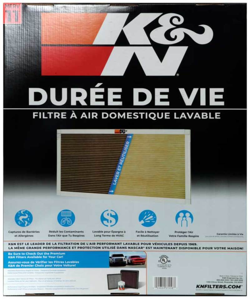K&N HVAC Filter - 20 x 24 x 1