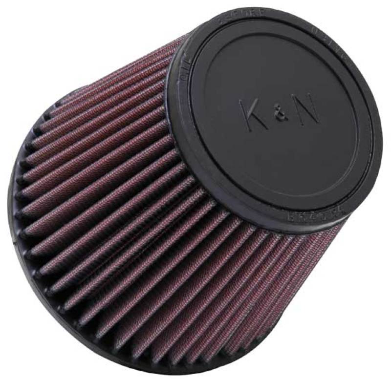 K&N Filter Universal Rubber Filter 3 Inch Flange 6 inch Base 4 inch Top 5 inch Height