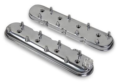 LSX CENTERBOLT VALVE COVERS POLISHED, HOLLEY