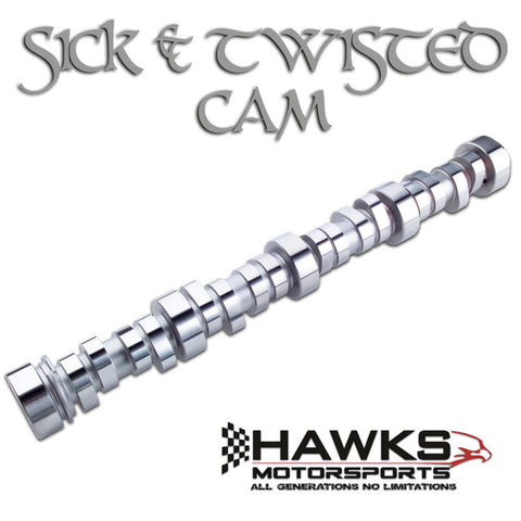 HAWKS SICK & TWISTED 235/243 .629"/.624" 113+2 LSA CAMSHAFT