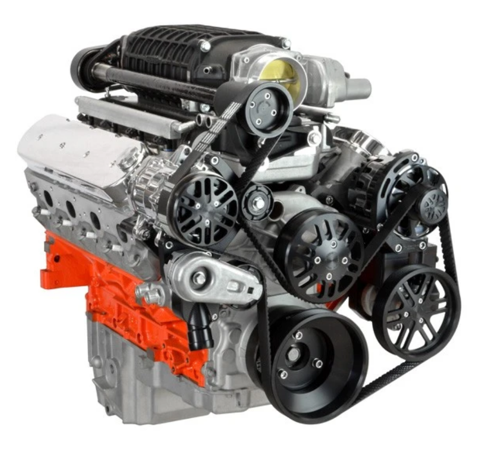 CHEVY LS VICTORY SERIES KIT FOR SUPERCHARGER, ALTERNATOR, A/C AND POWER STEERING - MAGNUSON