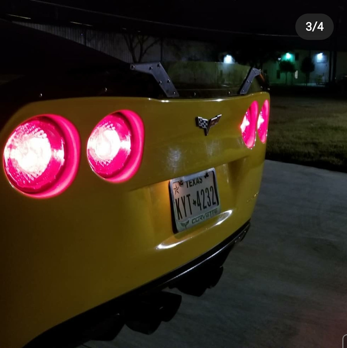 Automotive Aerodynamics C6 Wickerbill 3 piece spoiler
