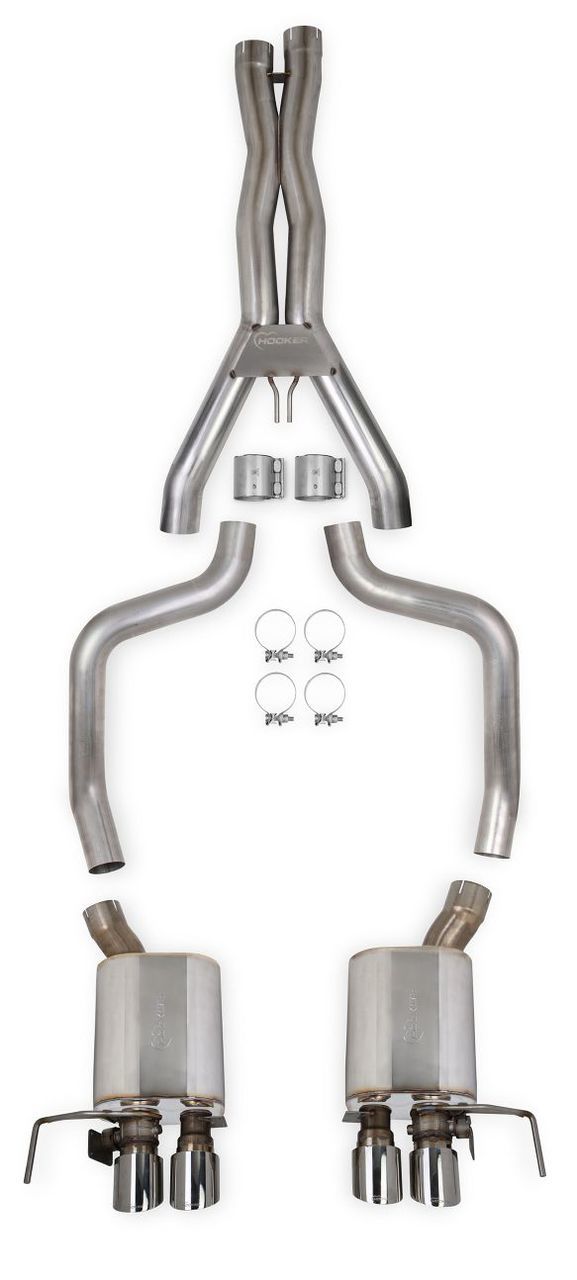 2015-2016 CORVETTE Z06 304 STAINLESS STEEL CAT-BACK EXHAUST SYSTEM W/ DUAL MODE MUFFLERS