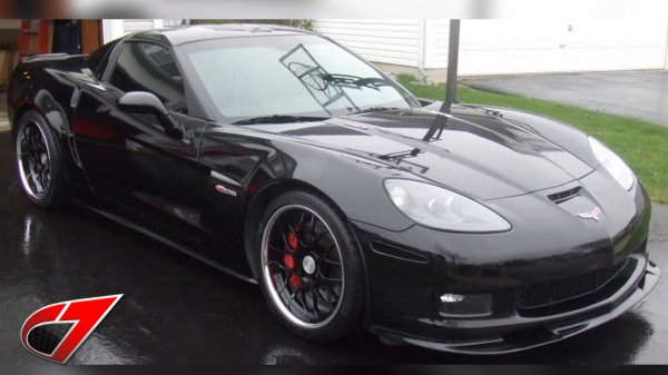 For Z06/GS/ZR1 | ZR1 Style Side Skirt Set | GLOSS BLACK