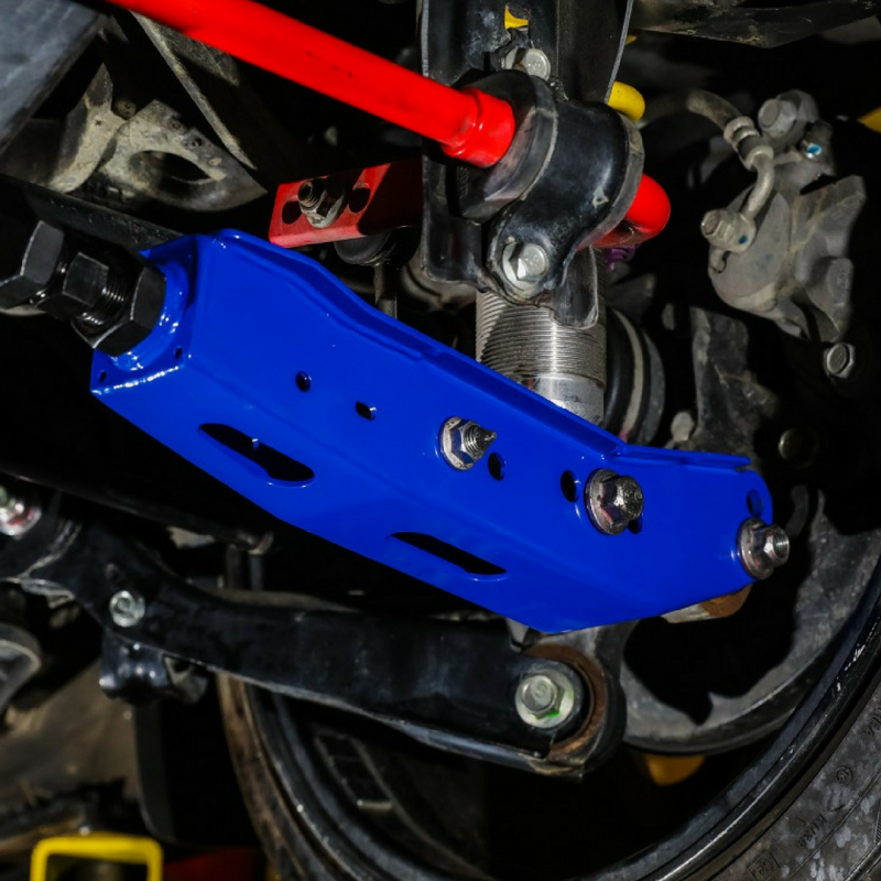 BLOX Racing Rear Lower Control Arms - Teal (2013+ Subaru BRZ/Toyota 86 / 2008-2023 Subaru WRX/STI)