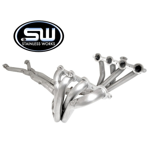 2001-2004 CORVETTE HEADERS: 1-7/8" OFF-ROAD, STAINLESS WORKS