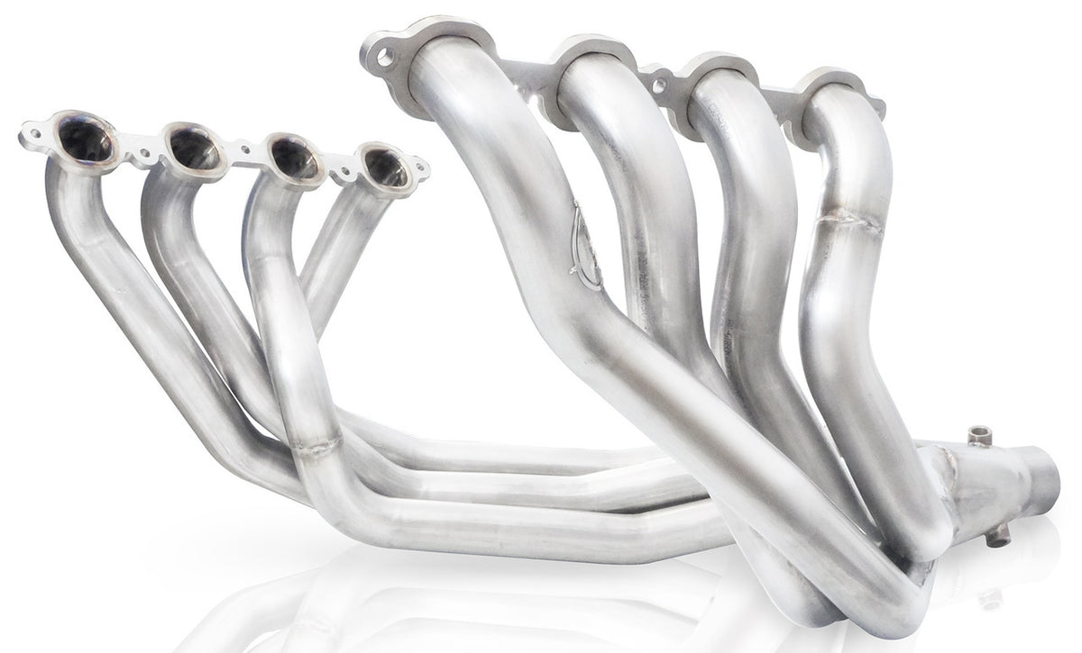 2014-18 CORVETTE 2" HEADERS WITH OFF-ROAD LEADS AND X-PIPE, STAINLESS WORKS