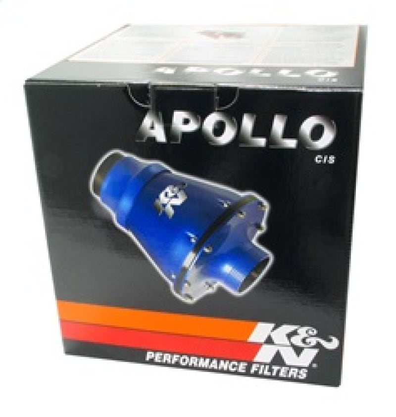 K&N Universal Apollo Black Cold Air Intake - 70mm OD FLG PP