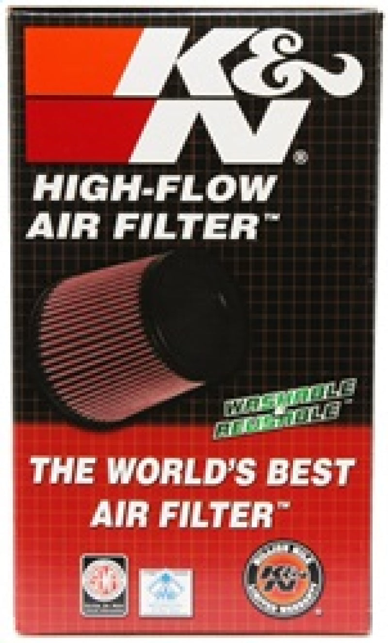 K&N Round Tapered Universal Air Filter 3.5in Flange ID / 5.75in Base OD / 3.75in Top OD / 6in H