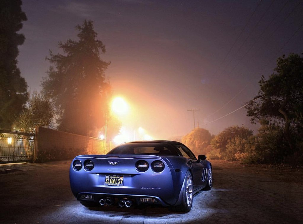 2005-2013 C6 CORVETTE MIDNIGHT ONYX LED TAIL LIGHTS (SET)