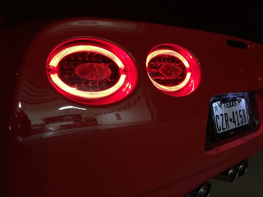 1997-2004 C5 CORVETTE LED HALO TAIL LIGHTS