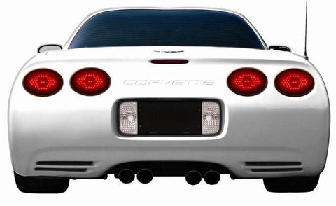 1997-2004 C5 CORVETTE RED MAX LED TAIL LIGHTS