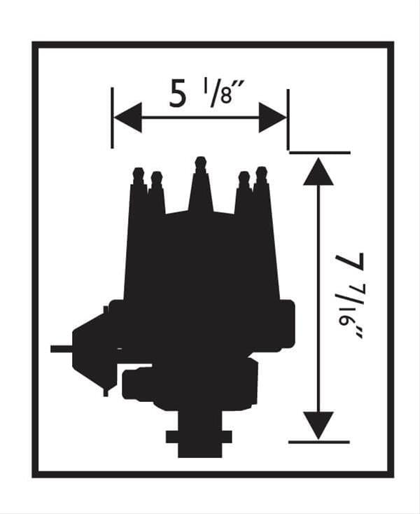 Corvette MSD Pro-Billet Tach Drive Distributors