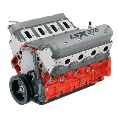 LSX 376-B8 LONG BLOCK ENGINE 6.2L, IRON BLOCK 9:1, GM PERFORMANCE