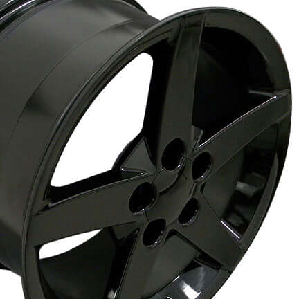 17X9.5 BLACK CORVETTE C6 WHEELS SET OF 4